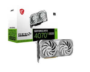 GeForce RTX 4070 Ti SUPER 16G VENTUS 2X WHITE